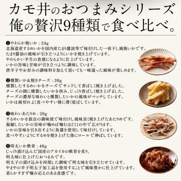 おつまみセット 9種 いか チーズ03