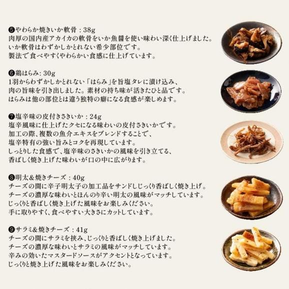 おつまみセット 9種 いか チーズ04