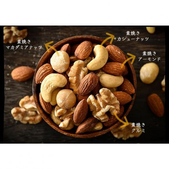 ミックスナッツ 1kg （500g×2袋） 素焼き03