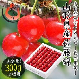 佐藤錦 さくらんぼ 贈答用 サクランボ 特秀 Lサイズ 300g 山形県産