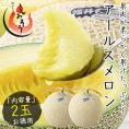 メロン アールスメロン 2玉 秀等級 大玉 3L 福井県産