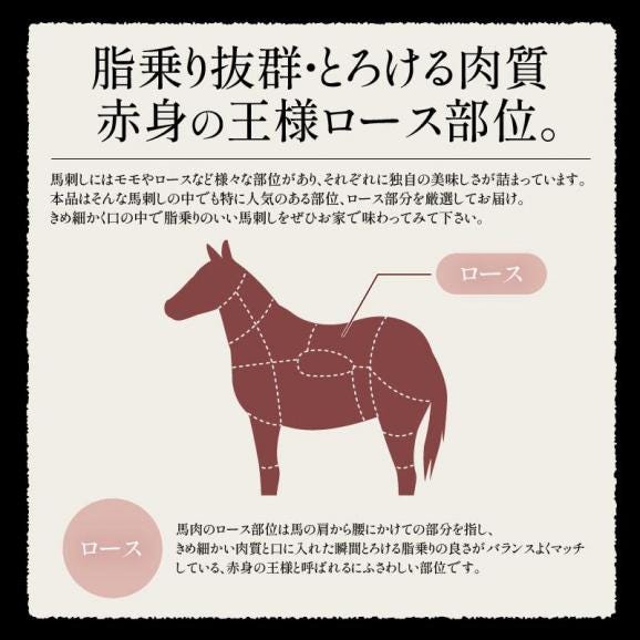 馬刺し ロース 250g 肉 ギフト 馬肉 詰め合わせ04