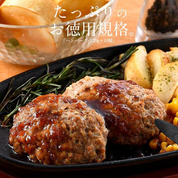 ハンバーグ 1.2kg（120g×10個）手づくり風02