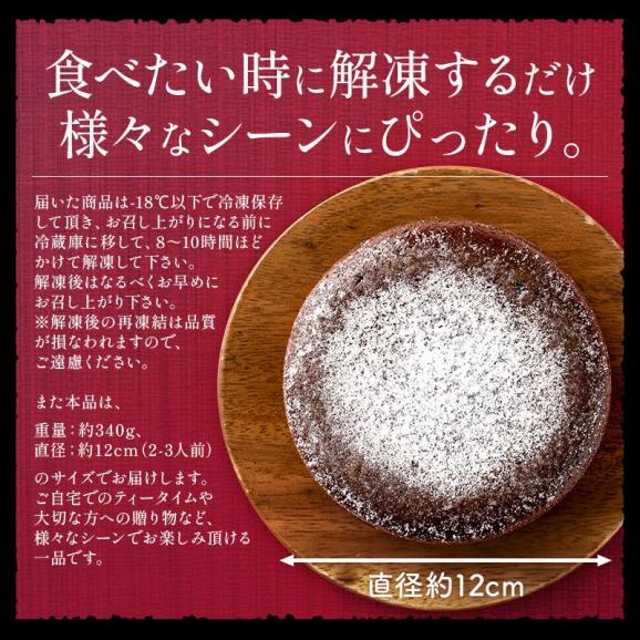 ガトーショコラ 340g 2?3人前 12cm 4号05