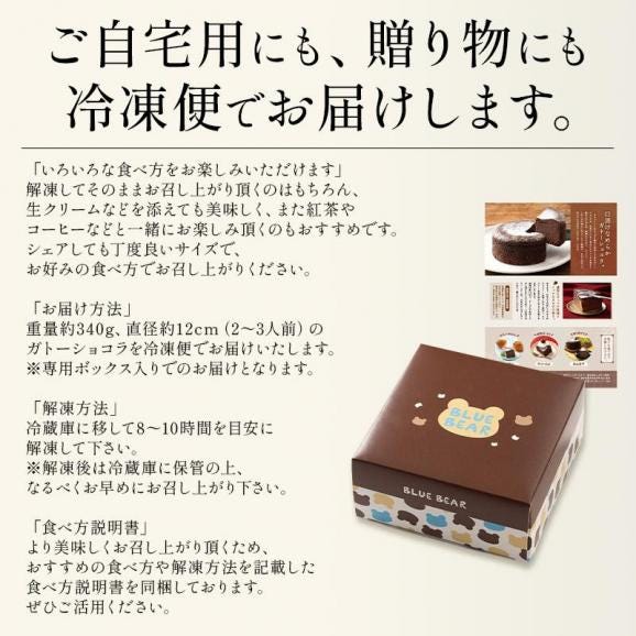 ガトーショコラ 340g 2?3人前 12cm 4号06