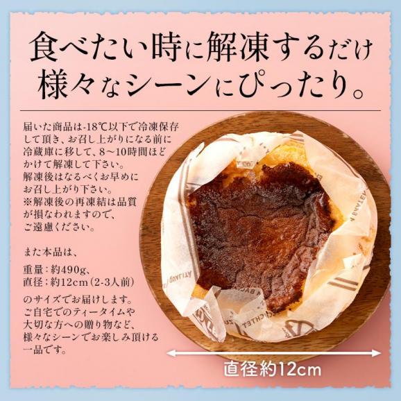 バスクチーズケーキ 490g 2?3人前 12cm 4号05