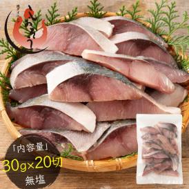ブリ 鰤 骨取り 切り身 30g×20切 無塩 国産