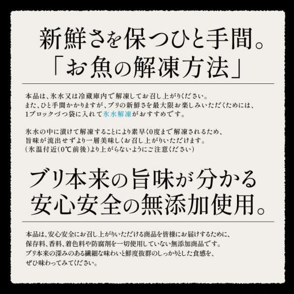 ぶり 刺身 ブリ ロイン 500g超冷薫 業務用03