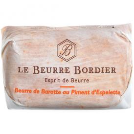フランス産 ボルディエ［Bordier］バター ピマン エスプレット125g［賞味期限：2週間前後］［冷蔵/冷凍可］
