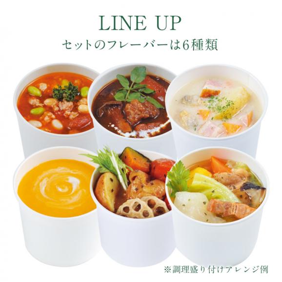 北海道スープスタンド スープとカレー 6種類セット（180g×6P）［冷凍］【3～4営業日以内に出荷】05