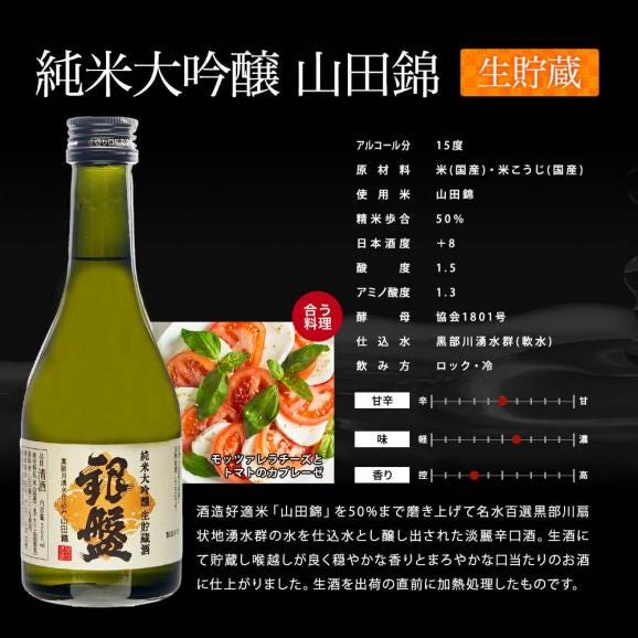 銀盤酒造 全て純米大吟醸 生貯蔵＆原酒入り 300ml×5本［常温］ミニ ミニボトル 日本酒 プレゼント お酒 お祝い 贈答 内祝い お返し  父の日 イエノミ お父さん【2〜3営業日以内に出05