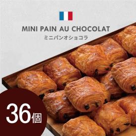 ミニパンオショコラ 36個セット(12個×3パック) フランス産 冷凍パン ［冷凍］【送料無料】【3～4日営業日以内に出荷】サクサク チョコパン