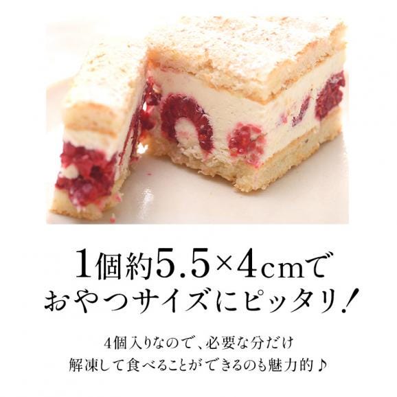 ケーキ屋さんやカフェと同じ味わいをご家庭で！BRIOCHE PASQUIER［ブリオッシュ パスキエ］バニララズベリー4個入り［冷凍のみ］［賞味期限：2024年10月9日］ 【1〜2営業日以内に出荷】04