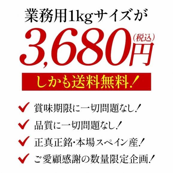 スペイン産 ハモンセラーノ切り落とし1kg［冷凍のみ］【送料無料】【3～4営業日以内に出荷】05
