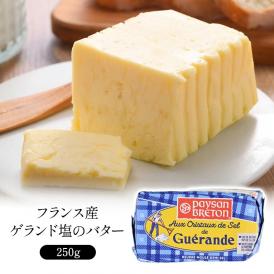 フランス産 ゲランド塩のバター 250g［冷蔵/冷凍可］【1〜2営業日以内に出荷】