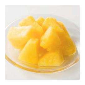 冷凍パイナップルチャンク。酸味を抑え、芳醇な甘さと香りが特徴
