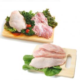 【送料無料】つくば オーガニックチキン 鶏もも肉 むね肉セット(もも肉2kg+むね肉2kg)合計4kgセット(JAS有機認定)(ni)日本国内で生産される鶏肉として唯一、農林水産省が定めるJAS有機認