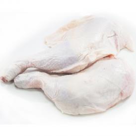 菜彩鶏 骨付き鶏もも肉 約340g×5本(1パックでの発送) (岩手県産) (fn67707)全飼育期間において抗生物質を使用せず健康な鶏を育てています。