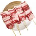 牛バラ串 40g×20本 外国産(アメリカ産牛肉) (15cm丸串)(pr)(49234-20)【牛肉串】