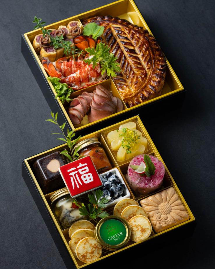 フランス料理レストラン オーエセル謹製【令和八年フレンチおせち】6.5寸２段重《2～４名》_説明画像01