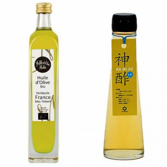 ミレユンヌの早摘みオリーブオイル100ml 神酢しろ1mlのギフトセット 食通の厳選グルメ通販ショップ エイアンの通販 お取り寄せなら ぐるすぐり