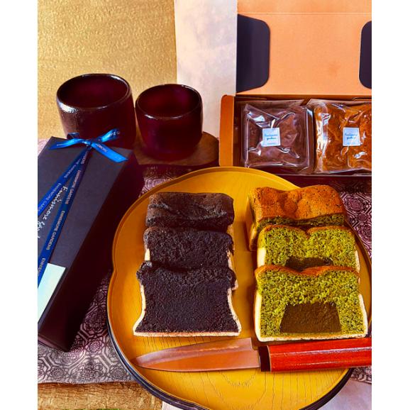 黒ごま＆抹茶のパウンドケーキBOXセット01