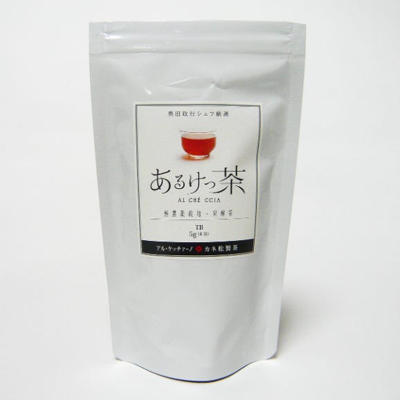 カネ松製茶 奥田政行シェフ企画 ダイエットサポートティー 有機栽培 発酵茶 あるけっ茶 ロゼ茶 40g 5gティーバッグ 8包入 3個セット02