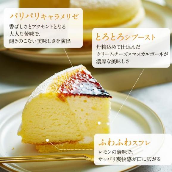 【 送料無料 ギフト 】 メッセージ チーズケーキ タルト フロマージュ 6個＆9個(箱入り) 天空のチーズケーキ スフレ 5号 2箱 セット05