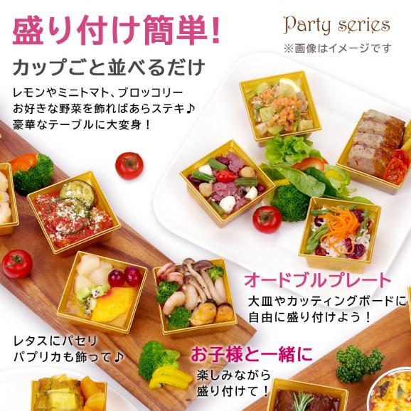 おせち 2026 おせち料理 洋風 2段 「 パーティー ベーシック 」 4-6人前 7.5寸 紙トレー 盛り付け済み オードブル セット 冷凍 送料無料 ビストロおせち 予約 通販 正月05