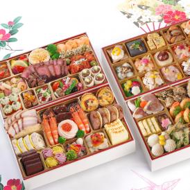 おせち 早割 2027 予約 ビストロおせち 和洋風 4段重「カメリア＋すずらん」 5～7人前 全85品 冷凍 2026 おせち料理