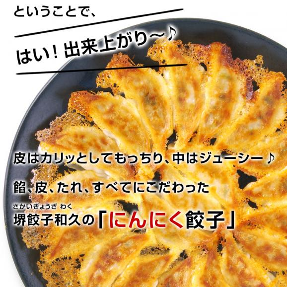 父の日 ギフト 堺餃子 和久 にんにく餃子 20個セット 10個入×2パック 国産 冷凍 ぎょうざ お取り寄せ 2026 プレゼント おつまみ 酒の肴 海鮮 実用的 誕生日 記念日 パーティー 懇親会03