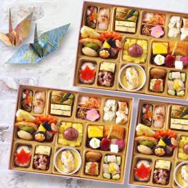 おせち 2026 和風 創作 1段 「おりづる」 1人前 ×3個セット 冷凍 予約 人気 送料無料 お節 おせち料理 オードブル