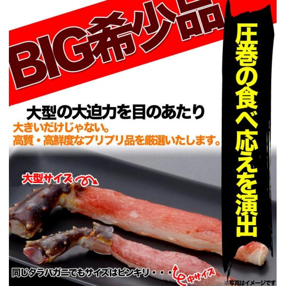 タラバガニ 生 剥き身 総重量 1kg 前後 (1kg 10～15本前後×1袋) ポーション 棒肉 剥身 カット 脚 足 たらば タラバ カニ 蟹 カニ鍋 カニシャブ かにしゃぶ03