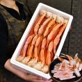 2.5kg前後 紅 ズワイガニ 脚 剥き身原料 ボイル加熱済 凍った状態で殻から身を取り出す剥き身推奨 ［ 訳あり わけあり 訳有 かに 蟹 足 紅ずわいがに ］