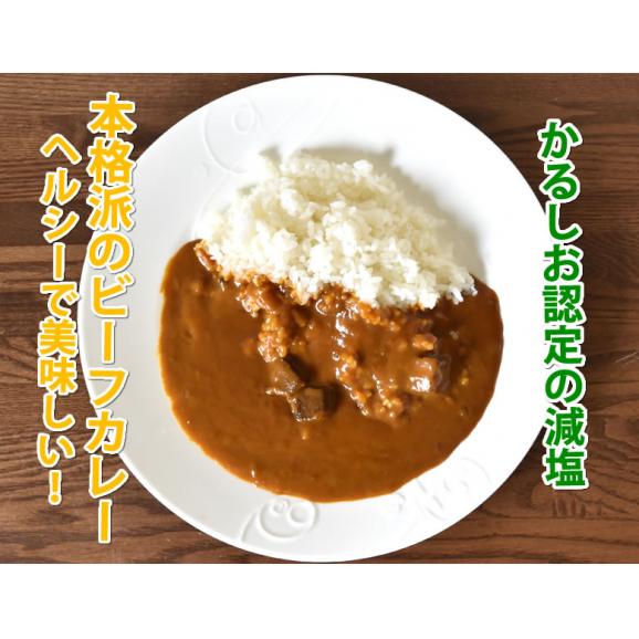 減塩ビーフカレー カレー 中辛 送料無料 2食 かるしお認定 お取り寄せ ヘルシー スパイス 牛肉 レトルト03