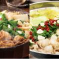 博多もつ鍋 やまや【監修】 送料無料 醤油味と味噌味セット 4人前 もつなべ 牛もつ 小腸 ちゃんぽん麺付き