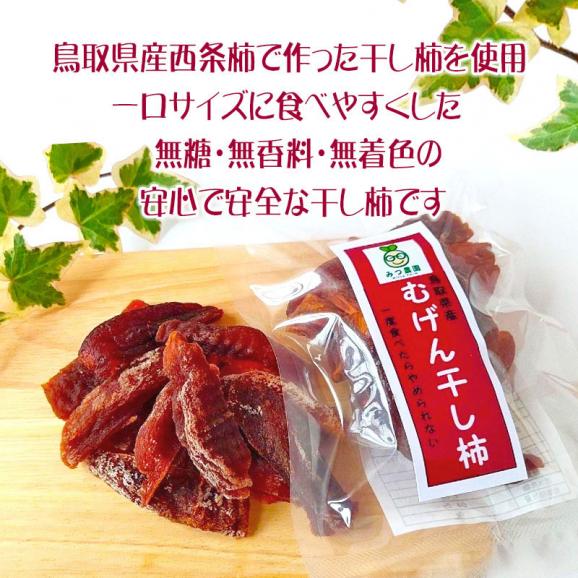むげん干し柿 西条柿ドライフルーツ（2パックセット）【鳥取県 みつ農園産】送料無料 [常温]【メール便・代金引換不可・同梱不可】柿 西条柿 干し柿02