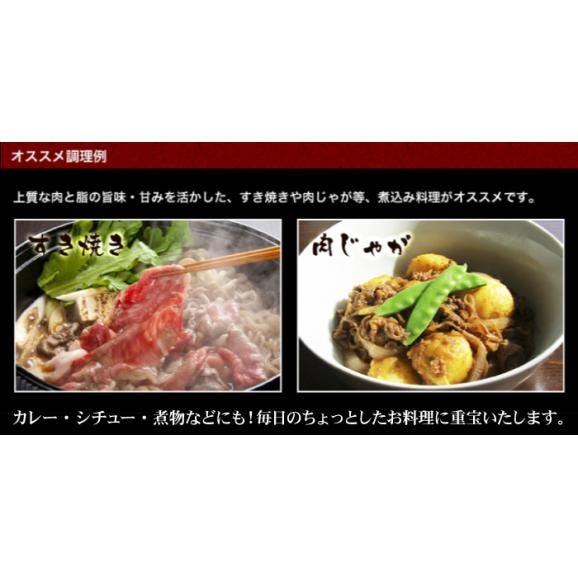 どぉ~んと合計1.5kg! 【送料無料】 黒毛和牛 阿波黒牛 ちょっとリッチな切り落とし(300g×5パック)! 切り落とし 肉 牛肉 国産 すき焼き05