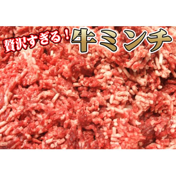 阿波牛の藤原　牛ミンチ　を「どっーん」っと1kg(500ｇx2＠p包装で御届け)03