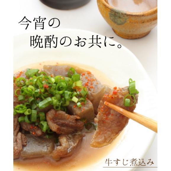 【冷凍便】「阿波牛の藤原」黒毛和牛霜降りスジ肉！1kg(500gパックx2)「とろとろ」になっちゃいます。贅沢な逸品です。03