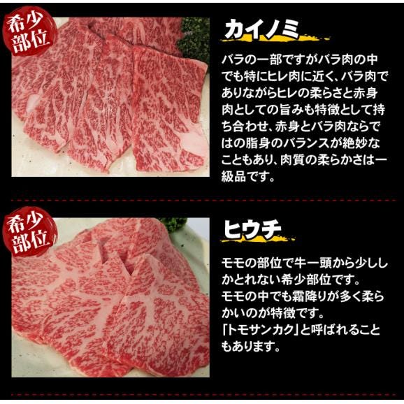 【送料無料】 最高級黒毛和牛 店長厳選！おまかせ焼肉セット 1kg 焼肉 食べ比べ 極上カルビ 上バラ モモ フランケン カイノミ ヒウチ ミスジ の中から5種類  バーベキュー BBQ 焼肉 福袋05