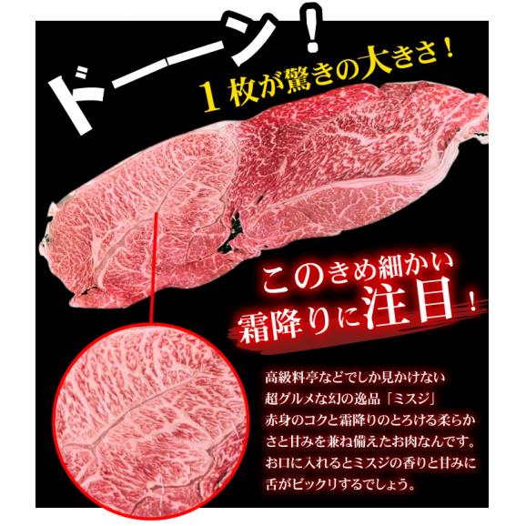 送料無料 黒毛和牛 ウデミスジ 450g すき焼き肉 しゃぶしゃぶ 肉 牛肉 すき焼き 希少部位 国産 うでみすじ 最高級 霜降り03