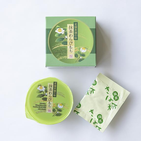 抹茶わらびもち 1個｜福寿園オンラインショップの通販・お取り寄せなら