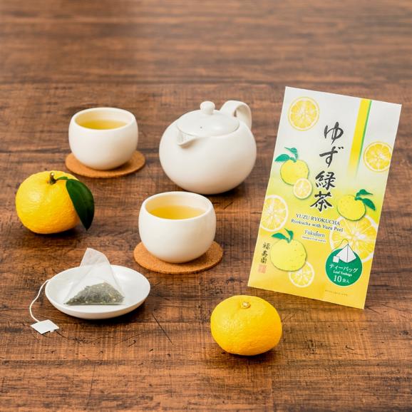 【福寿園】ゆず緑茶 ティーバッグ 3g&times;10袋入01