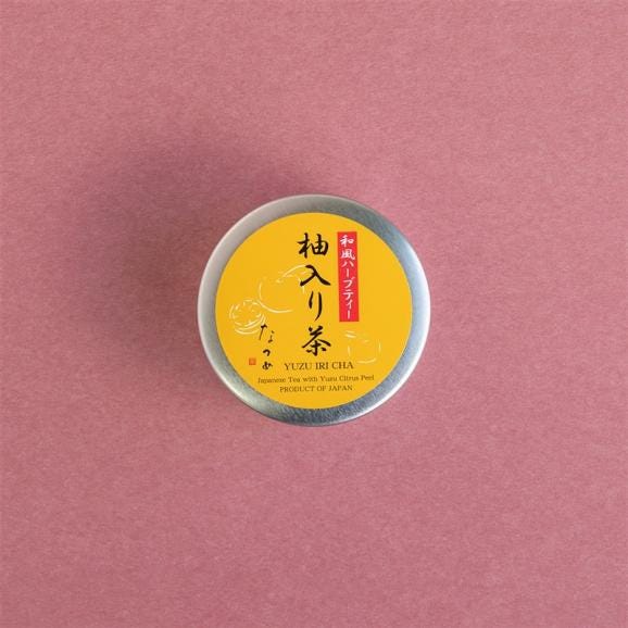なつめ 柚入り茶 40g平缶01