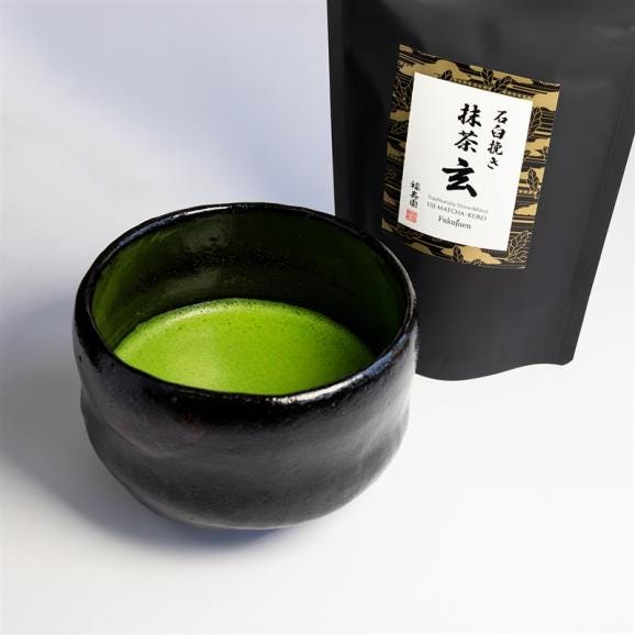 【福寿園】石臼挽き抹茶 玄 40g袋01