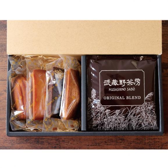 人気焼菓子4種の詰合せ&武蔵野茶房オリジナルブレンドドリップ珈琲〈5pc〉set02