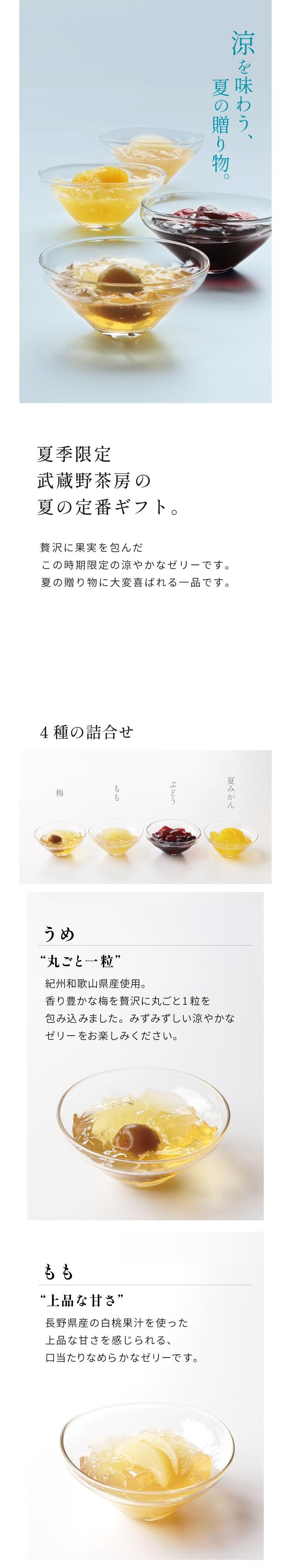 武蔵野茶房　果実たっぷりゼリー（9個入）_説明画像01