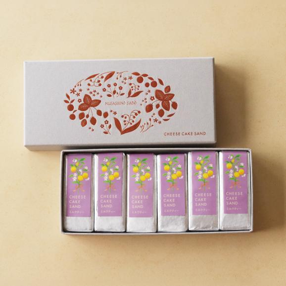 【期間限定】 武蔵野茶房 チーズケーキサンド〈ミルクティー〉 - CHEESECAKE SAND MILK TEA-02