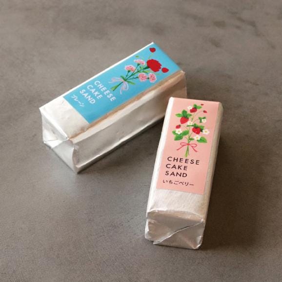 【季節限定】武蔵野茶房 チーズケーキサンド〈 プレーン & いちごベリー 〉セット03